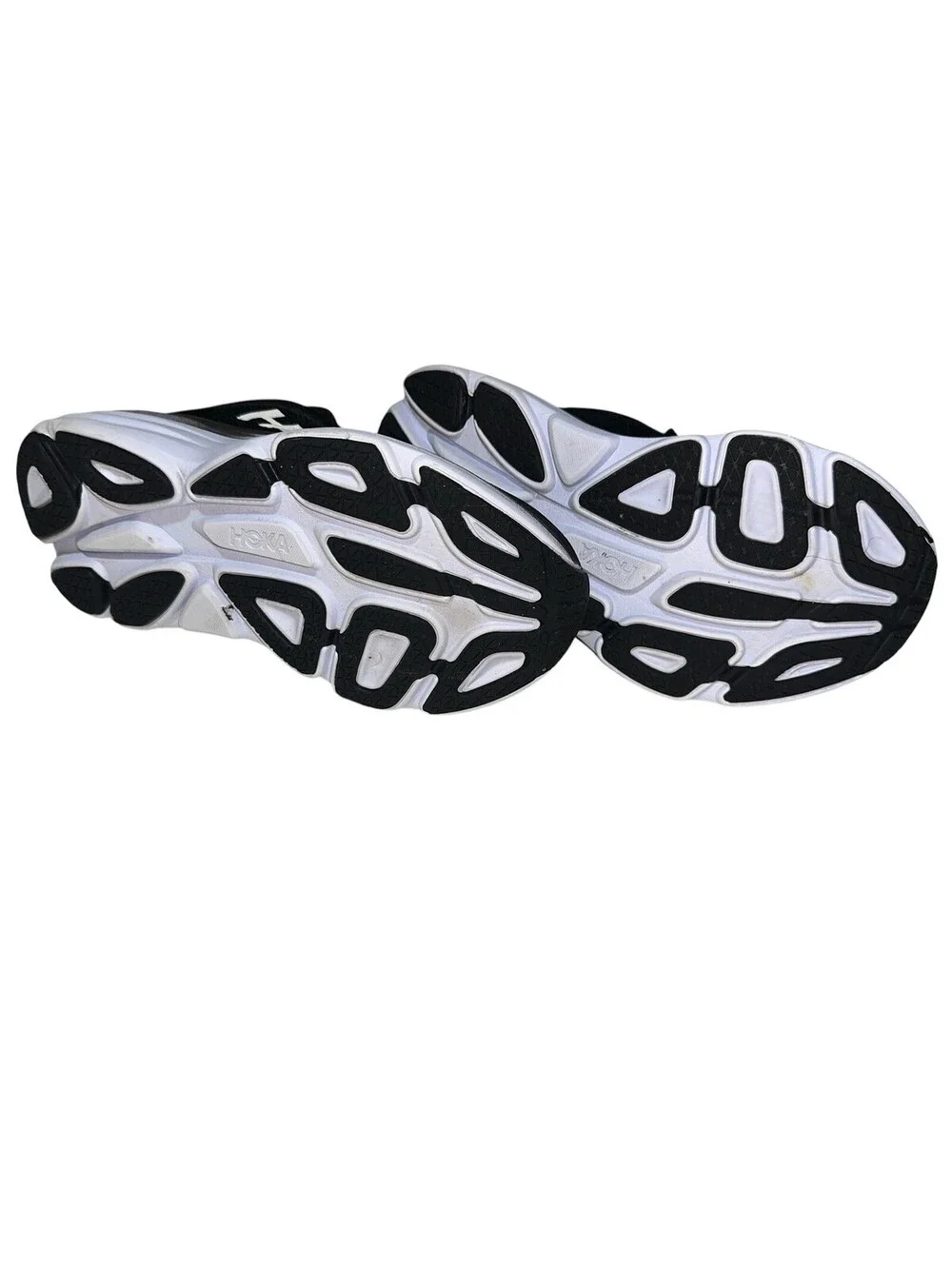 Nice Hoka One Bondi 8 Black White Mesh Womens Running Walking Shoe Size 7.5B